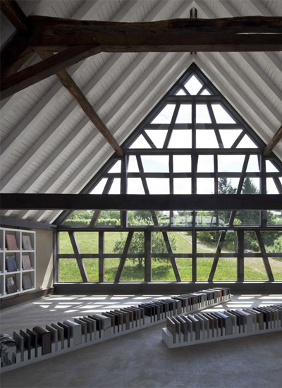 tadao ando architecture exhibition at duvetica showroom, milan