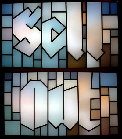 stained glass graffiti by posterchild