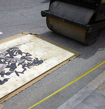 steamroller printing