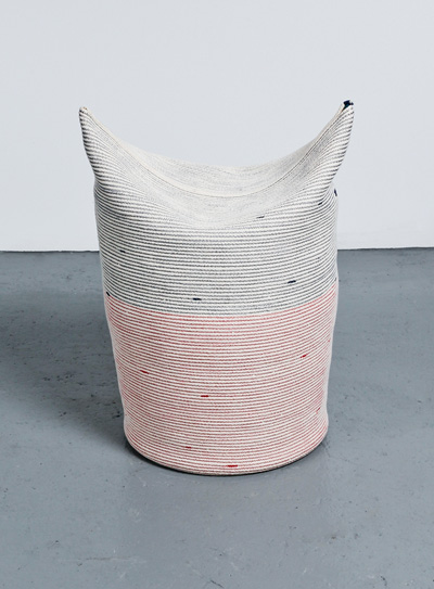 doug johnston: coiled and stitched rope stools