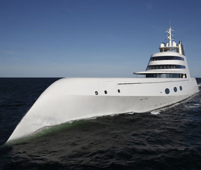 philippe starck: motor yacht A