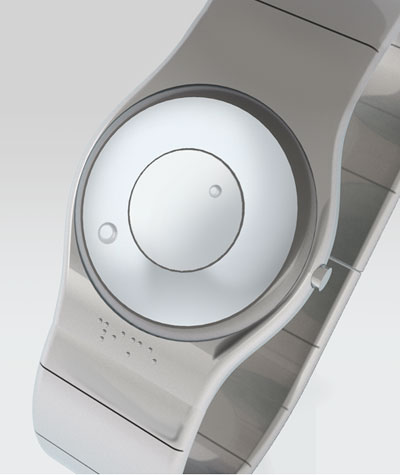 'tact' braille watch by julien bergignat