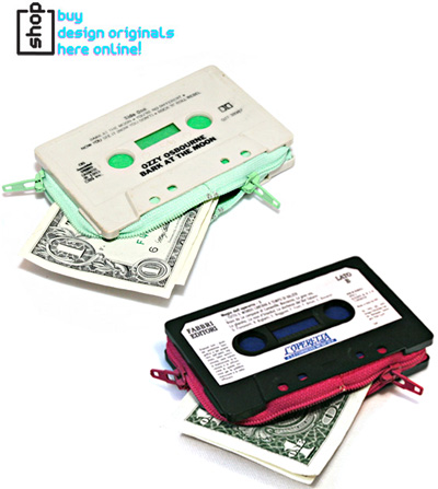 new cassette wallets at designboom shop