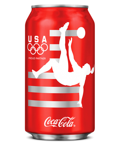 turner duckworth: team USA coca cola cans