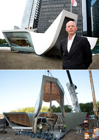 UNStudio: new amsterdam pavilion revealed