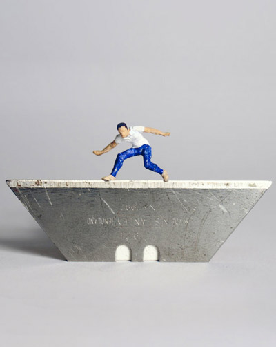 nic joly: under foot   miniature sculptures