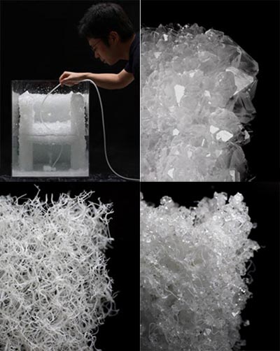 venus natural crystal chair by tokujin yoshioka