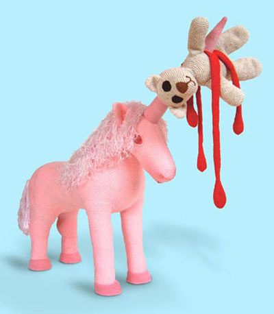 gory macabre plush toys