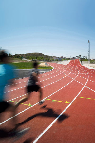 subarquitectura: 3D athletics track