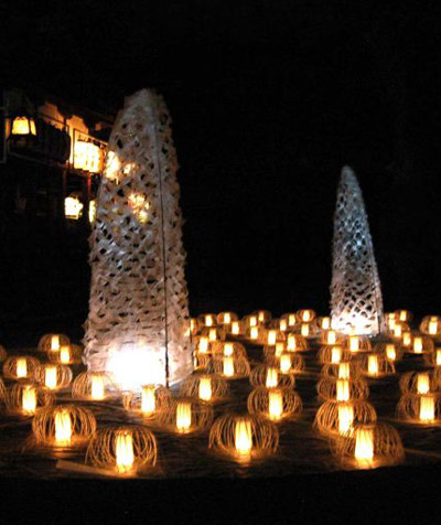 mono: shining tree in a sacred place