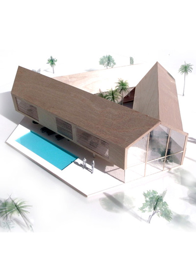 we architecture: triangular house