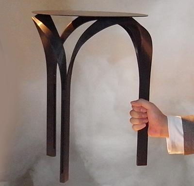 'trio' stool by mile project