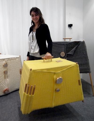 knit mobile cabinets by beril çiçek