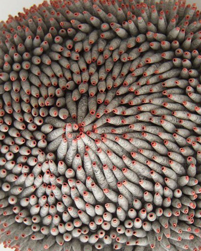 valérie buess: paper sculptures