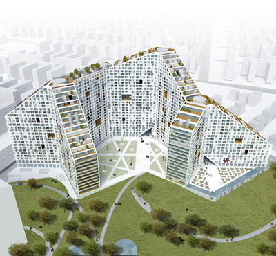 MVRDV: vertical city project   future towers construction begins