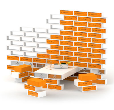 tom dixon, front design, 5.5 designers: veuve cliquot packaging