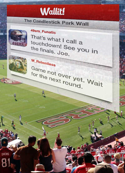 wallit app   social virtual walls in AR