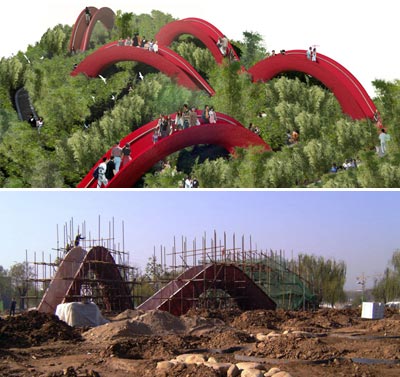 west 8: xi'an garden bridges