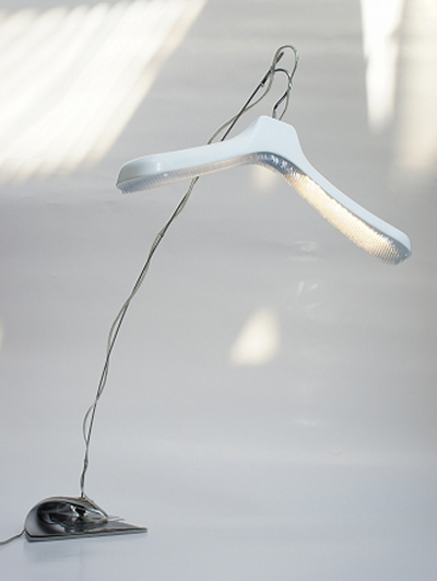 toshihito okura: white flare hanger light