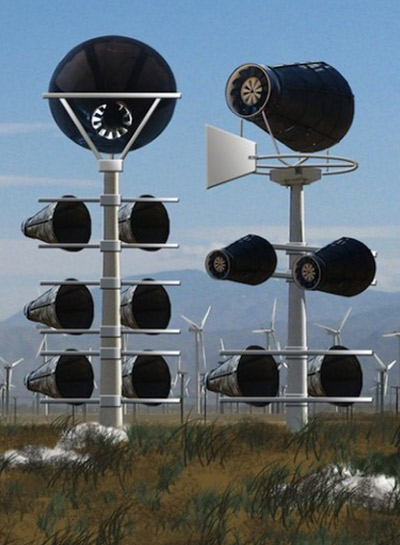 bird friendly compressed air wind turbines by raymond green