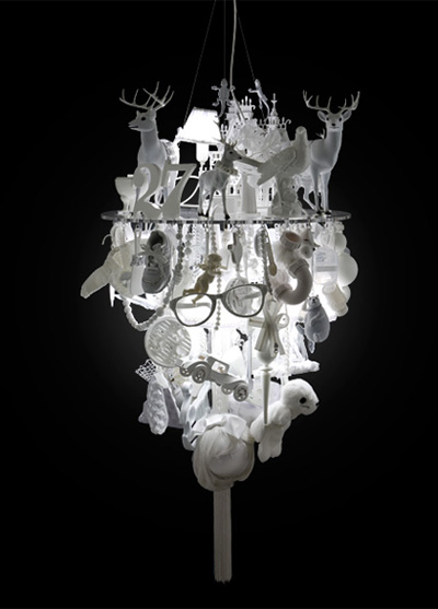 white light fixture by winnie lui for innermost