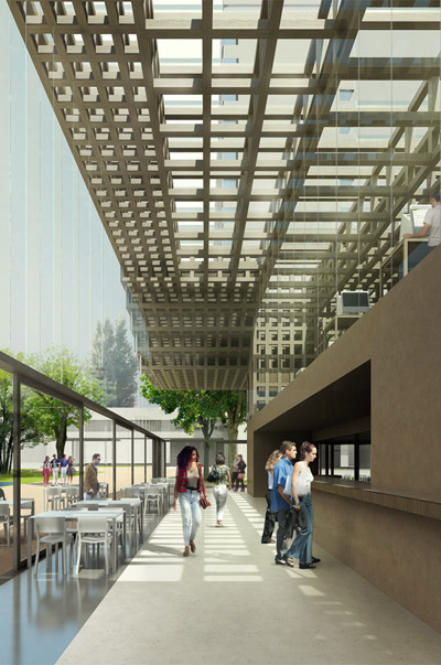 NEXT architects + mass studies: woudestein student pavilion