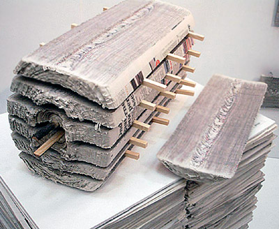 newspaperwood at dutch design week 08