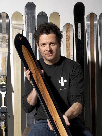 simon jacomet of zai ski, sport designer