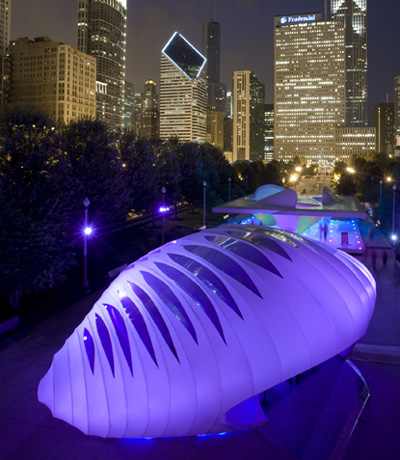 zaha hadid architects: burnham pavilion, chicago