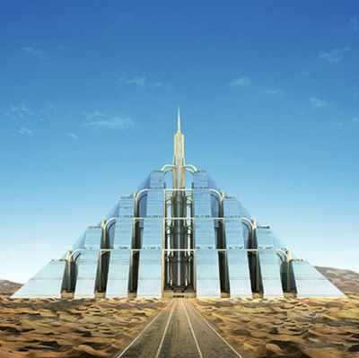 ziggurat, dubai, united arab emirates