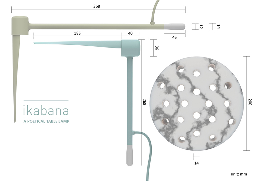 ikabana a poetical table lamp - 4