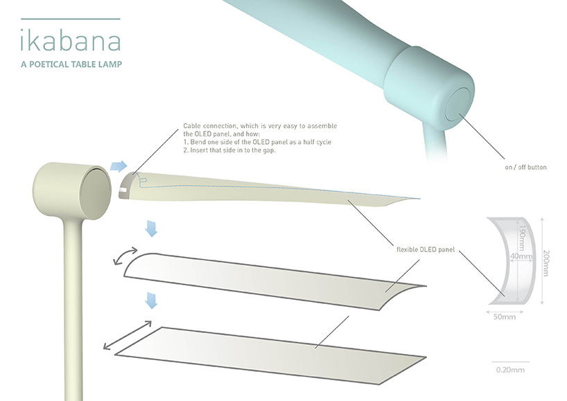 ikabana a poetical table lamp - 5