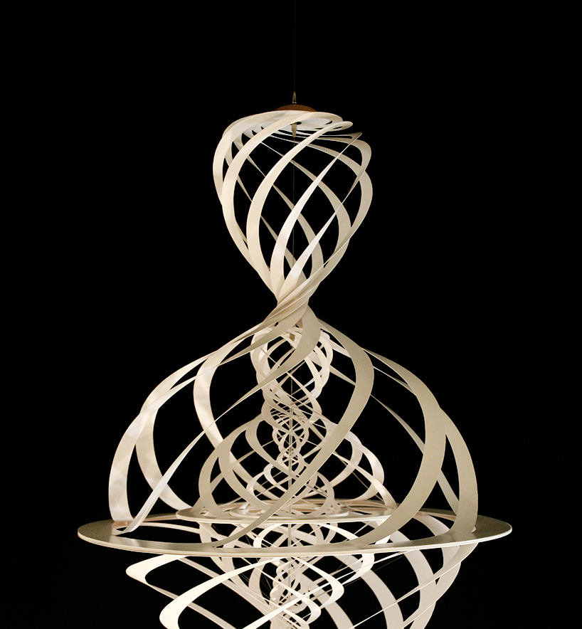 helical light sculpture - 1