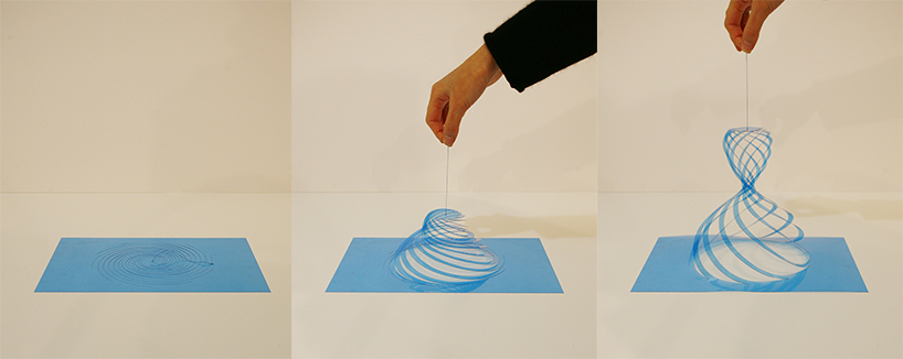 helical light sculpture - 2