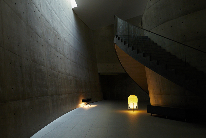 ryosuke harashima brings 'STILLIFE' to a tadao ando-designed museum designboom