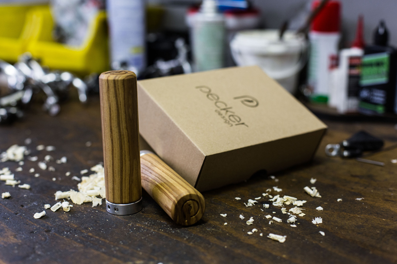 sustainable bike grips made from wood by pecker design - 6