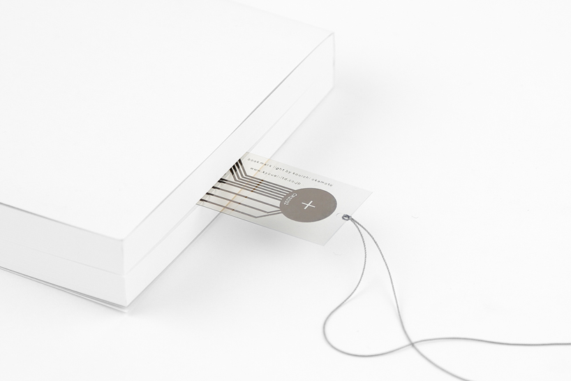 kouichi okamoto bookmark light designboom