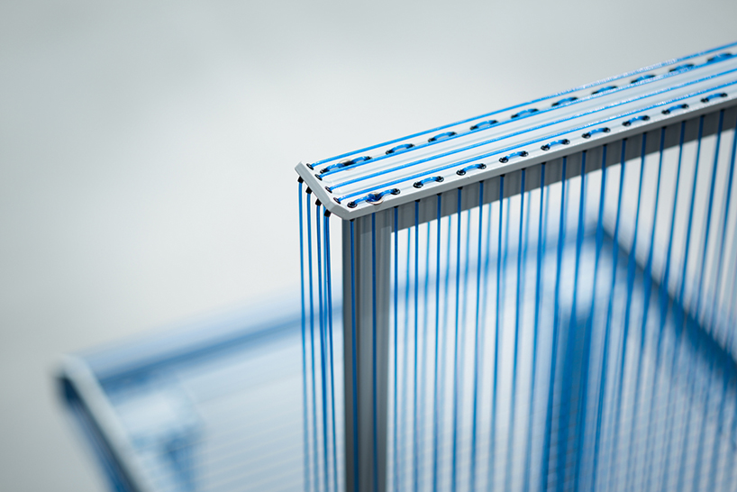  kazuhiro yamanako tennis-strings interior collection tokyo designboom 