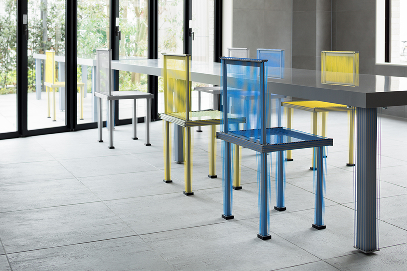  kazuhiro yamanako tennis-strings interior collection tokyo designboom 