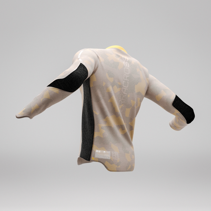 rafal czaniecki adds 3D knitted apparel to TERRACROSS concept brand designboom