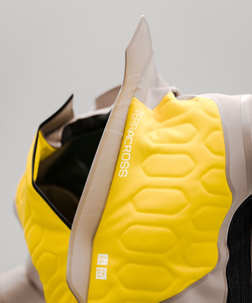 rafal czaniecki adds 3D knitted apparel to TERRACROSS concept brand designboom