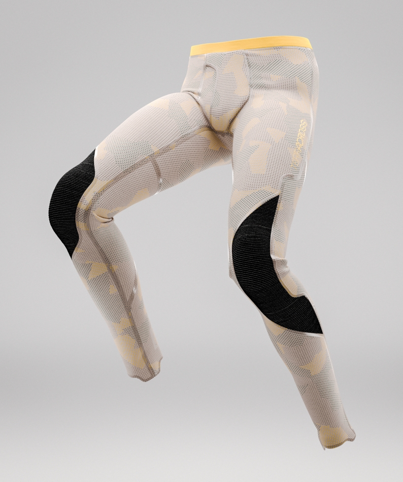 rafal czaniecki adds 3D knitted apparel to TERRACROSS concept brand designboom