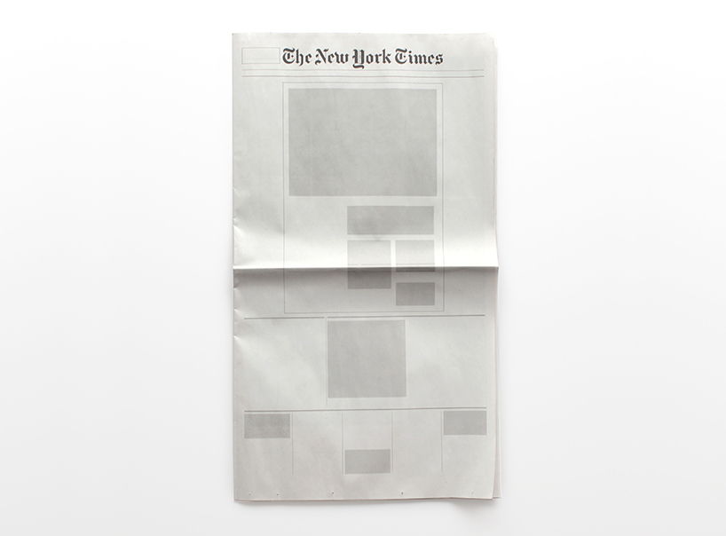 sideline's empty newspapers question information overload in today's world - 2