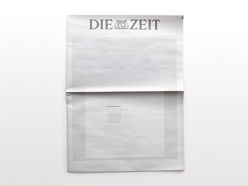 sideline's empty newspapers question information overload in today's world - 1