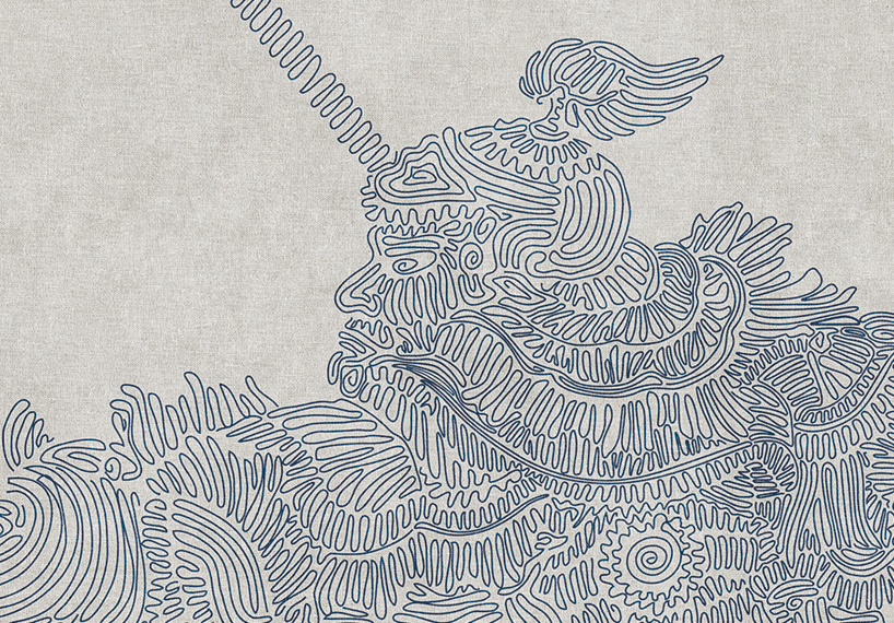 paolo cappello tangles wallpapers collection designboom