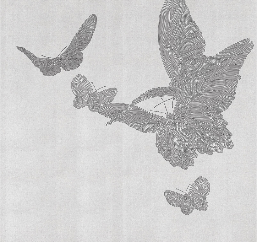 paolo cappello tangles wallpapers collection designboom