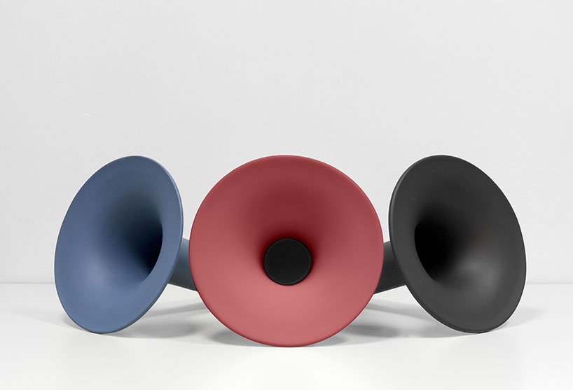 paolo cappello luciano ceramic bluetooth speaker newblack designboom