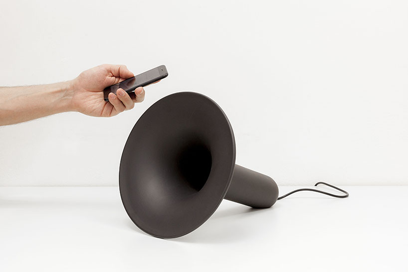 paolo cappello luciano ceramic bluetooth speaker newblack designboom