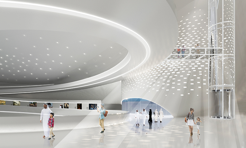 7 barjeel wind towers top habibeh madjdabadi's museum for modern arab art in the UAE designboom