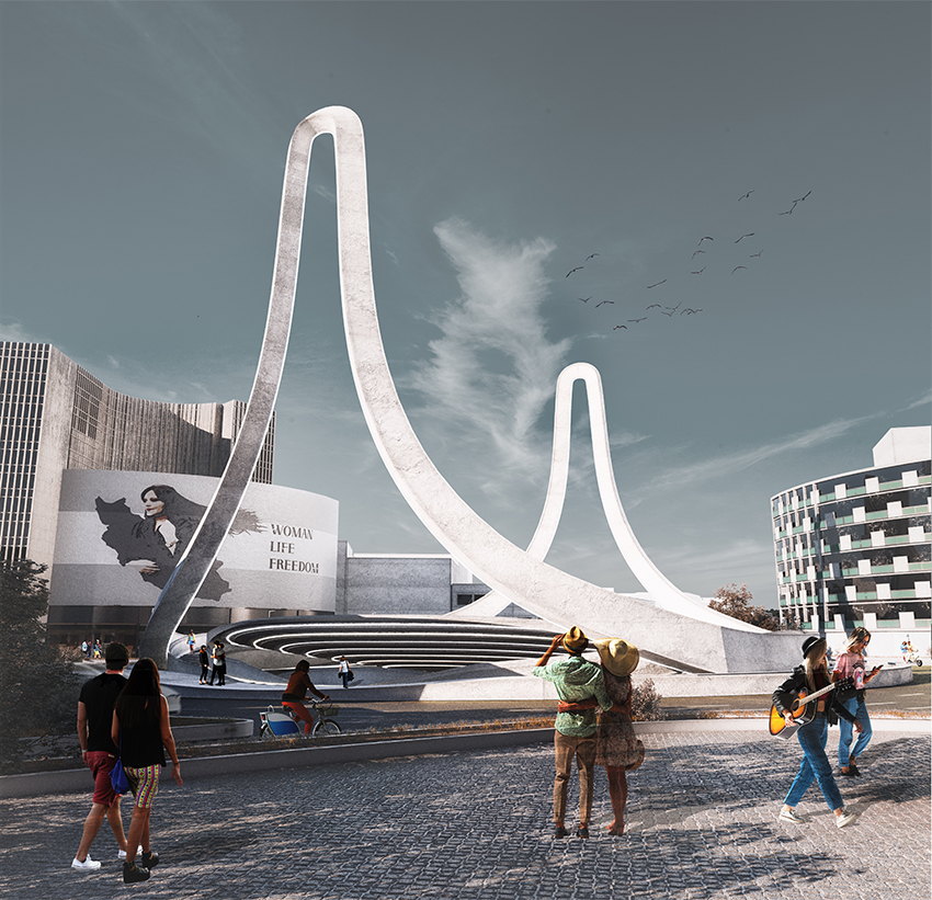 habibeh madjdabadi wins proposal for sweeping monument and public square in tehran